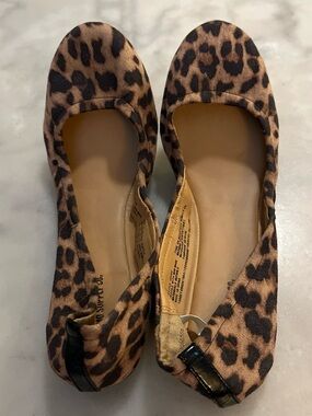 Mossimo Supply Co. Leopard Print Ballet Flats - Brown & Black